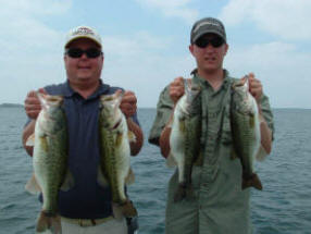 Bass Caught on Guide Trips with Kurt Dove 